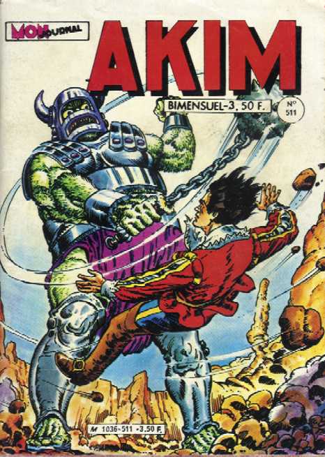 Scan de la Couverture Akim n 511